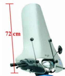 Windscherm Hoog Piaggio Zip 2000 Zip2000 Origineel + Bev