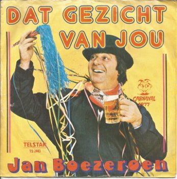 Jan Boezeroen – Dat Gezicht Van Jou (1977) - 0