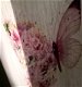 Vaas roze vlinder bloemen decoupage - 1 - Thumbnail