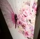 Vaas roze vlinder bloemen decoupage - 2 - Thumbnail
