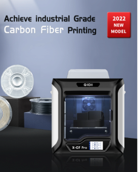 QIDI TECH X-CF Pro Carbon Fiber Nylon 3D Printer, Auto Leve - 3