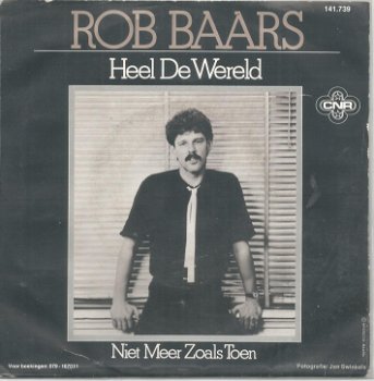 Rob Baars – Heel De Wereld (1981) - 0