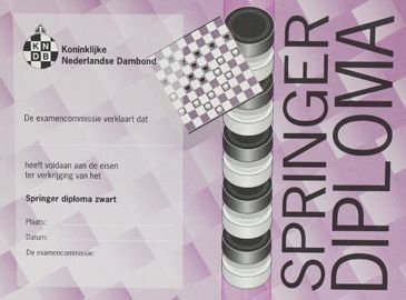 Springer-Diploma Zwart - Niveau 5 - 0