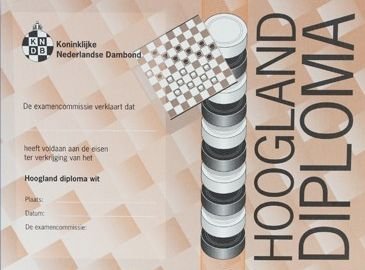 Hoogland-Diploma Wit - Niveau 6 - 0