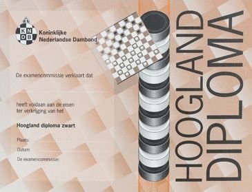 Hoogland-Diploma Zwart - Niveau 6 - 0