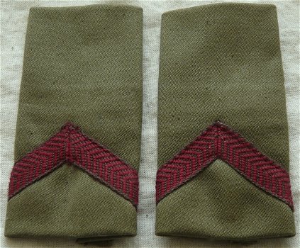 Rang Onderscheiding, Gevechtstenue, Soldaat 1e Klasse, Koninklijke Landmacht, jaren'70/'80.(Nr.2) - 0