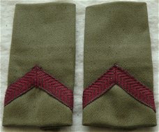 Rang Onderscheiding, Gevechtstenue, Soldaat 1e Klasse, Koninklijke Landmacht, jaren'70/'80.(Nr.2)