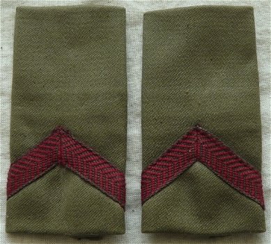 Rang Onderscheiding, Gevechtstenue, Soldaat 1e Klasse, Koninklijke Landmacht, jaren'70/'80.(Nr.2) - 1