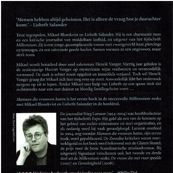 Stieg Larsson = Mannen die vrouwen haten - Millenium 1 - 1