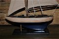 Zeilboot op stand,handgemaakt,zeil-boot-water , hout - 3 - Thumbnail