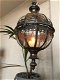 Prachtige metalen ronde hang lantaarn , lamp ,kaars - 1 - Thumbnail