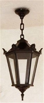 Prachtige nostalgische hanglamp, alu-lamp-outlook - 2