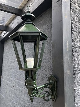 Wandlamp met keramische fitting+glas-lamp-buitenlamp - 0