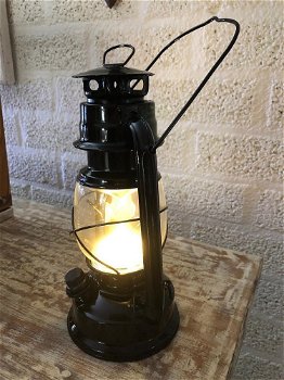 Een antiek uitziende olie lamp-led verlichting-buiten-lamp - 2