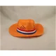 Oranje stro hoed - 0 - Thumbnail