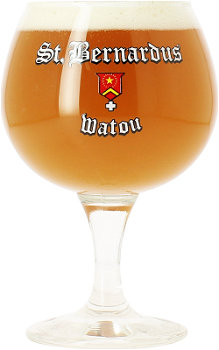 2 St.Bernardus Watou bokaal bierglazen,zgan,0.33 l tapmaat - 1