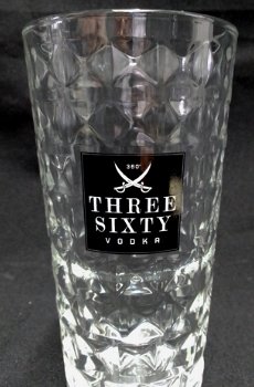 4 wodkaglazen met merkopdruk, 3 verschillende merken, NIEUW - 2