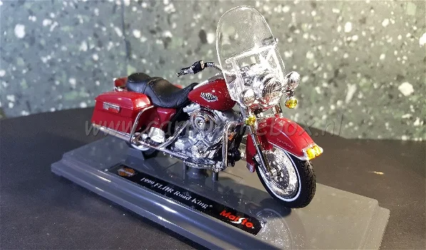 Harley Davidson FLHR road king rood 1:18 Maisto MA195 - 1