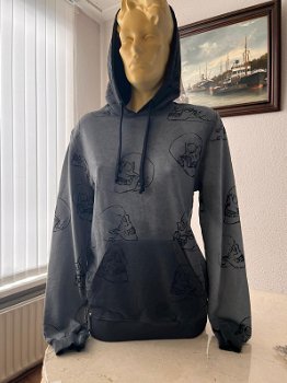 hoodie met doodshoofden - 1