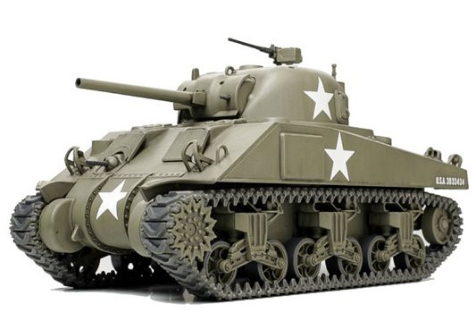 Tamiya bouwpakket 32505 schaal 1:48 US Med.Tank M4 Sherman - 0