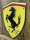 Gietijzeren Ferrari logo wandschild, embleem, garageplaat. - 2 - Thumbnail