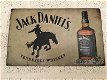 Metalen bord met geschilderde Jack Daniel's items - 4 - Thumbnail