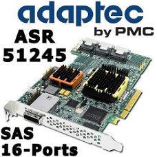 Adaptec ASR-51245 3G SAS SATA RAID PCI-e Controller, 16-Port