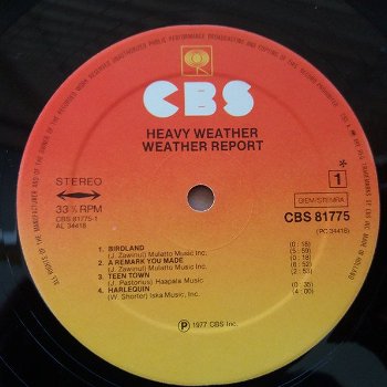 LP - Weather Report - Heavy Weather - 1