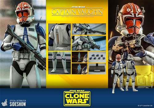 Hot Toys Star Wars Clone Wars Captain Vaughn TMS065 - 6