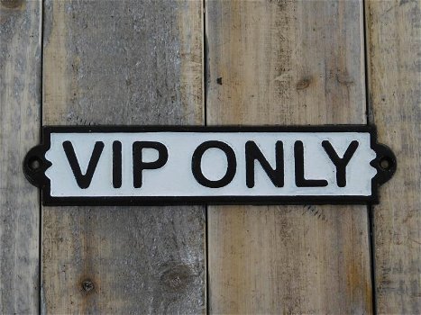 Nostalgisch teke , VIP only ,van gietijzer , personeel - 0