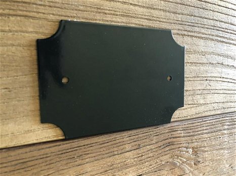 Prachtig metalen naambord , de voordeur , kleur zwart - 0