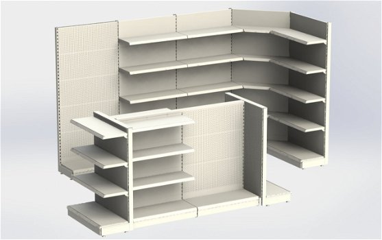 Winkelinrichting Winkelinventaris rekken stelling - 4