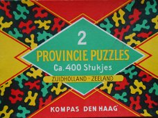 2 provincie puzzles Zuid-Holland & Zeeland