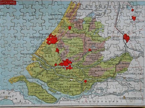 2 provincie puzzles Zuid-Holland & Zeeland - 1