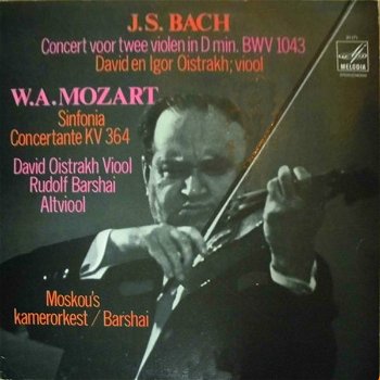 LP - BACH - Concert voor 2 violen - David&Igor Oistrakh - 0