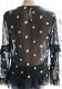 Transparante blouse Yessica polka dots M/L - 1 - Thumbnail