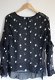 Transparante blouse Yessica polka dots M/L - 4 - Thumbnail