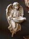 Engel figuur als vogel bad, Polystein - 2 - Thumbnail