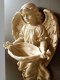 Engel figuur als vogel bad, Polystein - 5 - Thumbnail