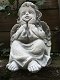 Engel zittend vol steen, mooi in detail , beeld , engel - 4 - Thumbnail