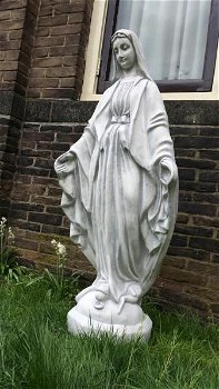 Groot Maria tuinbeeld, massief gegoten steen,tuinbeeld - 1