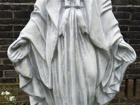 Groot Maria tuinbeeld, massief gegoten steen,tuinbeeld - 3