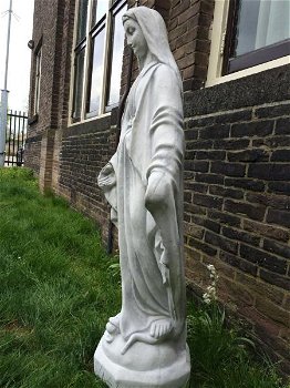 Groot Maria tuinbeeld, massief gegoten steen,tuinbeeld - 4