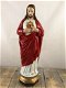 Jezus heilig hart beeld, in volle kleuren-graf Accessoir - 0 - Thumbnail