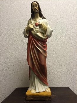 Here Jezus heilig hart beeld,vol steen,origineel kerk - 2
