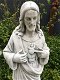 Jezus heilig hart beeld, volle steen, tuin beeld - 3 - Thumbnail