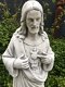 Jezus heilig hart beeld, volle steen, tuin beeld - 7 - Thumbnail