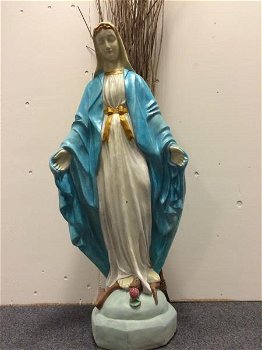 Kerkbeeld Maria groot in kleur,prachtig beeld,maria, graf - 0