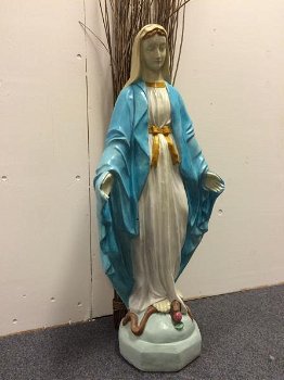 Kerkbeeld Maria groot in kleur,prachtig beeld,maria, graf - 2