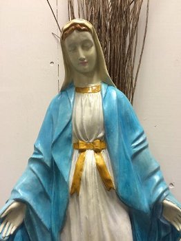 Kerkbeeld Maria groot in kleur,prachtig beeld,maria, graf - 5